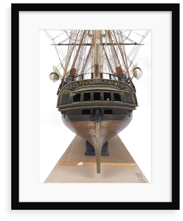 A full hull and rigged model of the warship and 36-gun frigate 'Phoebe' (1795) by unknown