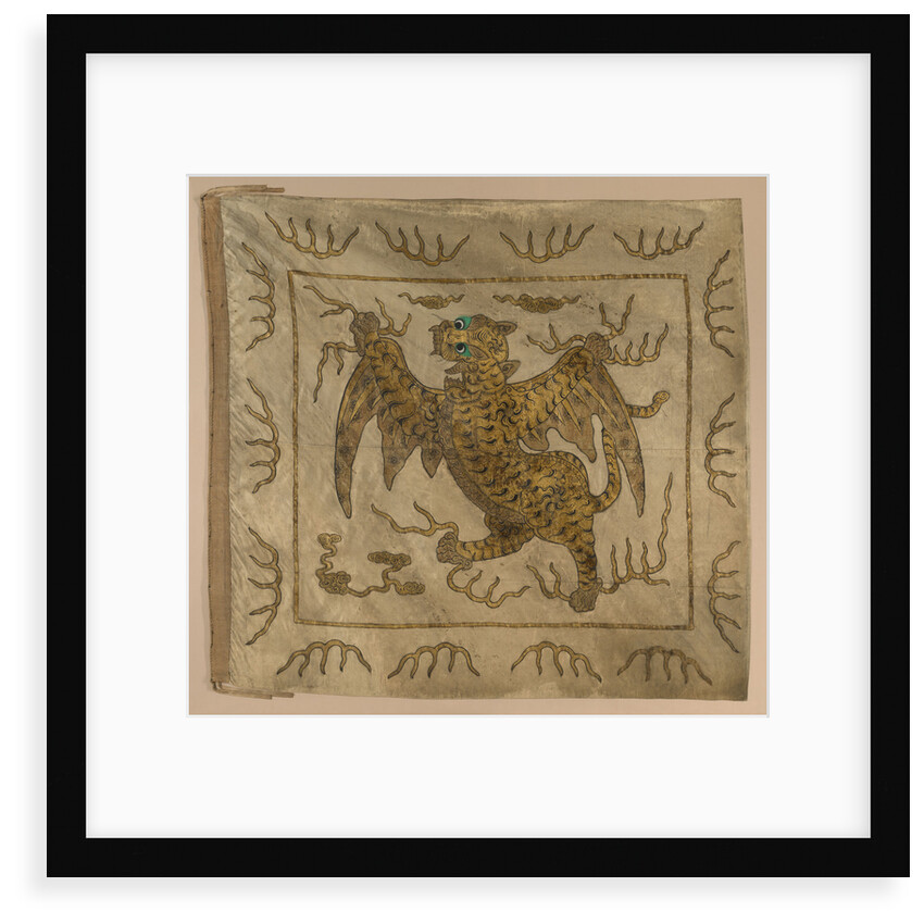Imperial Chinese flag, 1857 by unknown