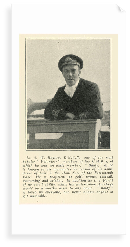 Lt. S.W. Rayner by unknown