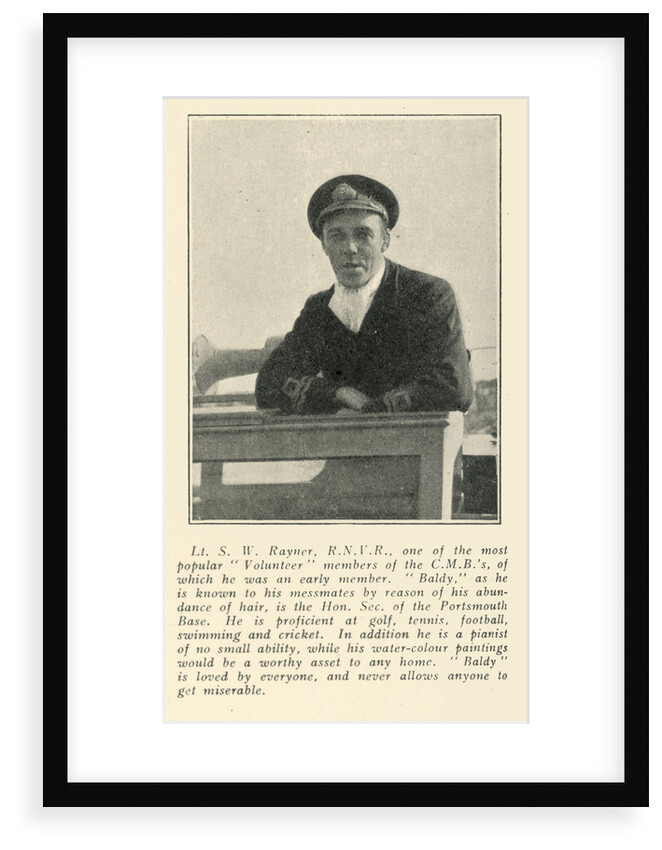 Lt. S.W. Rayner by unknown