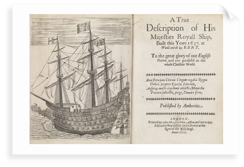 'Sovereign of the Seas' (1637) by John Payne