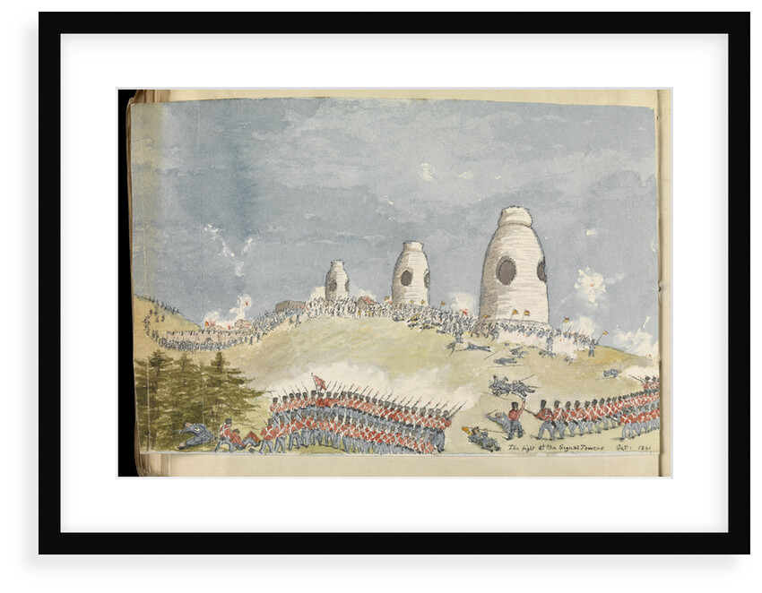'The Fight at the Signal Towers' Cree Journal image (3rd party clearance required for commercial use) by Edward Cree