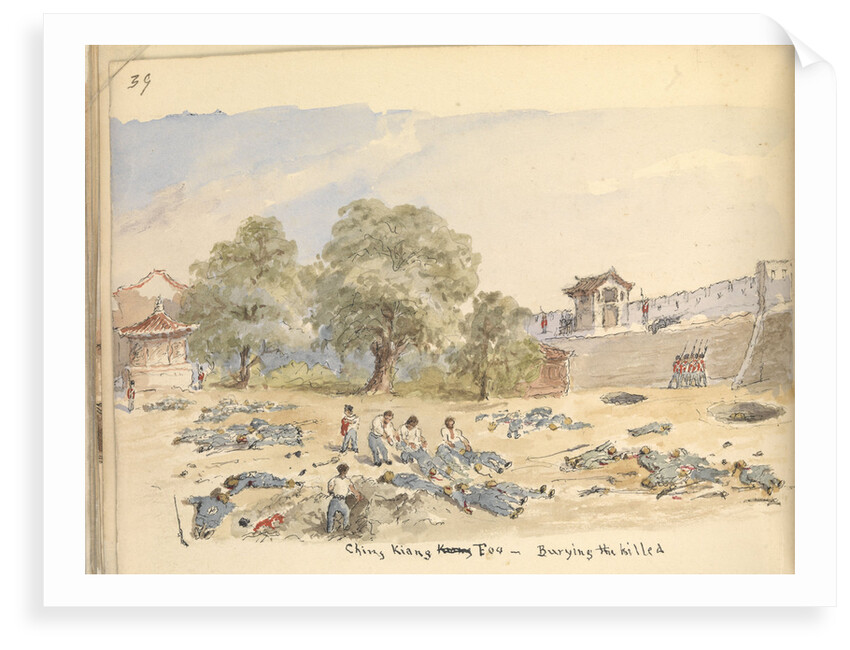 'Ching Kiang - Burying the Killed': Cree Journal image (3rd party clearance required for commercial use) by Edward Cree