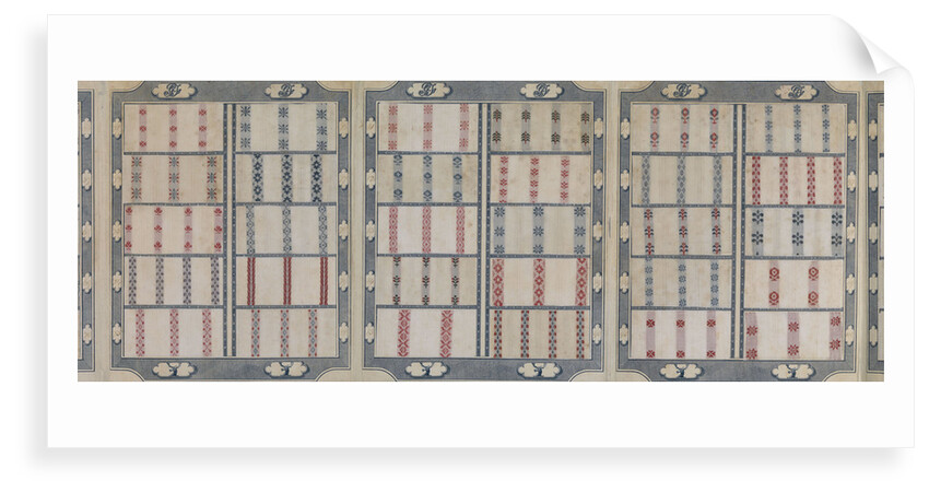 Fabric pattern, 1819, by Commander Archibald Hamilton (H.E.I.C.), 1778-1848 by Archibald Hamilton