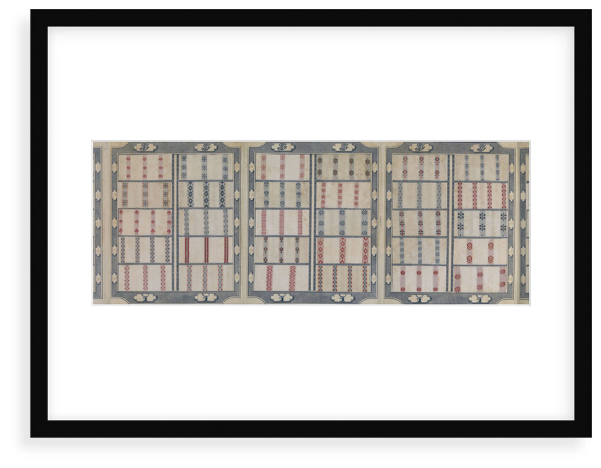 Fabric pattern, 1819, by Commander Archibald Hamilton (H.E.I.C.), 1778-1848 by Archibald Hamilton