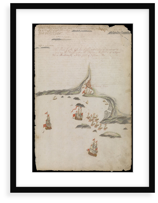 Plate from Edward Barlow's journal of his life at sea in king's ships, East & West Indiamen & other merchantmen from 1659 to 1703. by Edward Barlow