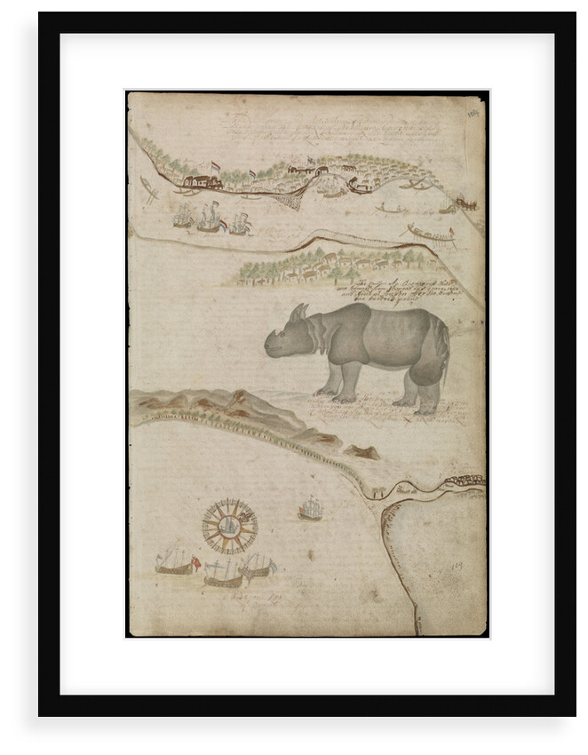 Plate from Edward Barlow's journal of his life at sea in king's ships, East & West Indiamen & other merchantmen from 1659 to 1703. by Edward Barlow