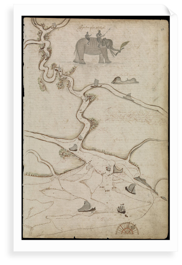 Plate from Edward Barlow's journal of his life at sea in king's ships, East & West Indiamen & other merchantmen from 1659 to 1703. by Edward Barlow