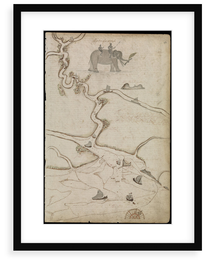 Plate from Edward Barlow's journal of his life at sea in king's ships, East & West Indiamen & other merchantmen from 1659 to 1703. by Edward Barlow
