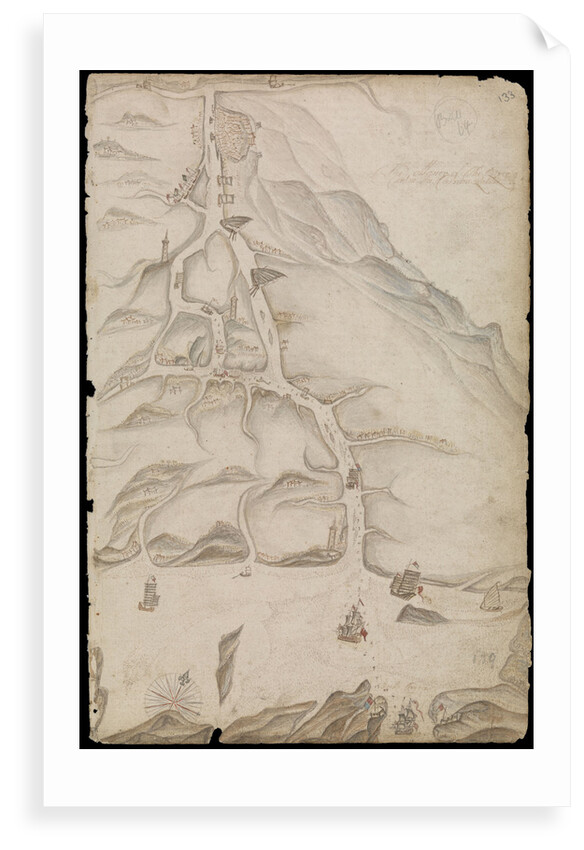 Plate from Edward Barlow's journal of his life at sea in king's ships, East & West Indiamen & other merchantmen from 1659 to 1703. by Edward Barlow