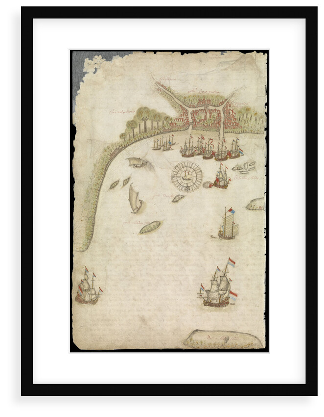 Plate from Edward Barlow's journal of his life at sea in king's ships, East & West Indiamen & other merchantmen from 1659 to 1703. by Edward Barlow