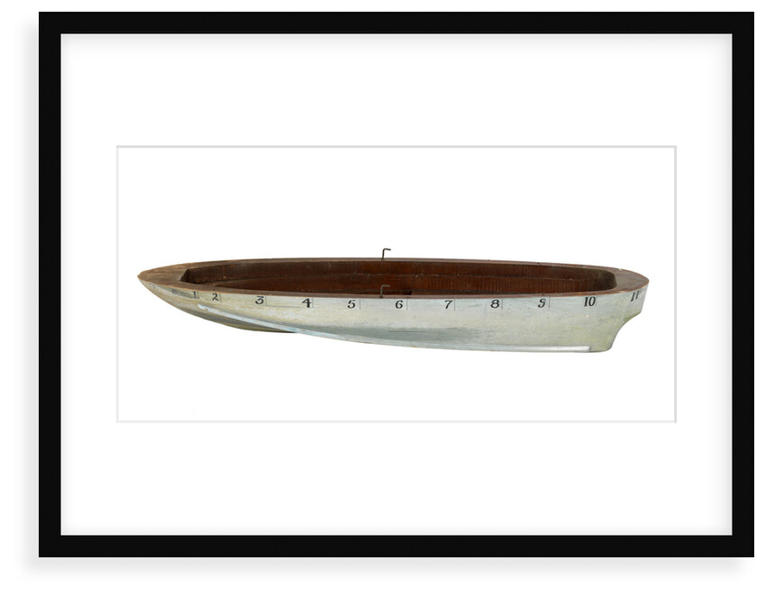 Tank testing model; Design model by unknown
