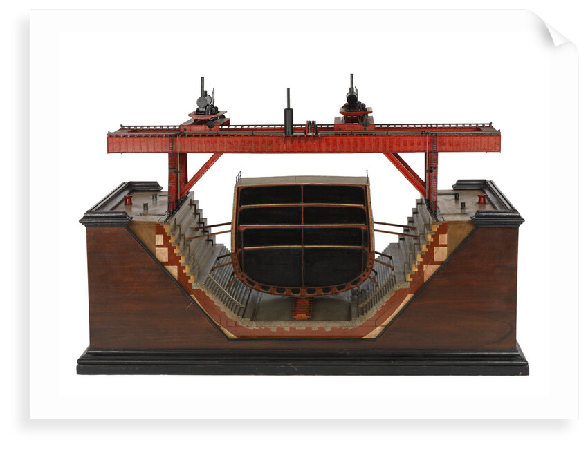 Steam Travelling Gantry; Warship by unknown