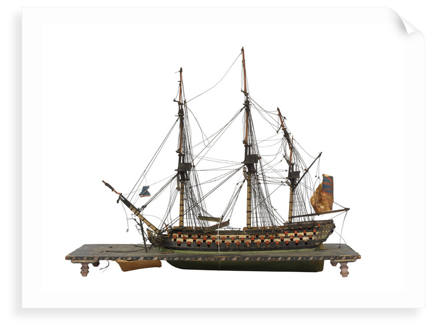 Warship; 1st rate; 100 guns by unknown