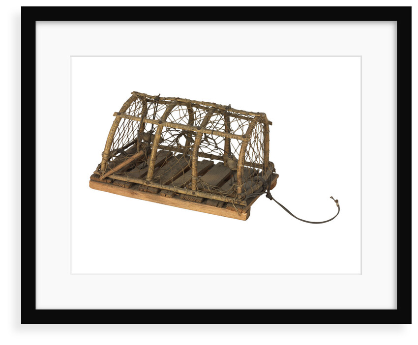 Model of a lobster pot by unknown