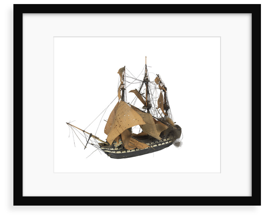 'Leviathan'; warship; 74 guns; 3rd rate by William Haines