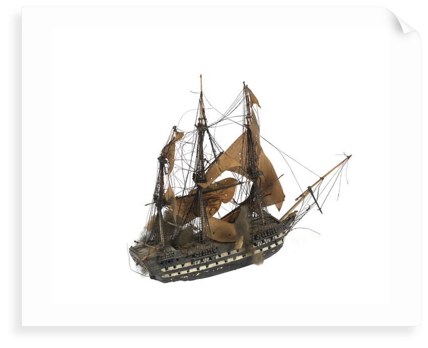 'Leviathan'; warship; 74 guns; 3rd rate by William Haines
