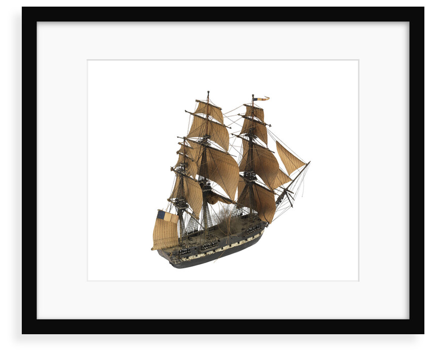 'Hermione'; warship; frigate by William Haines