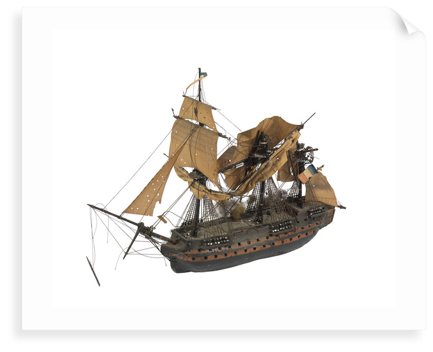 'Intrepide'; warship; 74 guns by William Haines