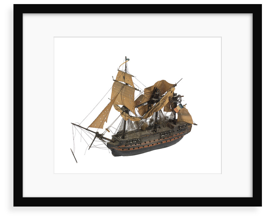 'Intrepide'; warship; 74 guns by William Haines