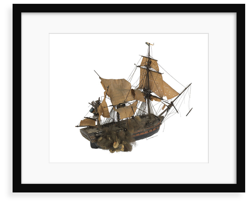 'Intrepide'; warship; 74 guns by William Haines