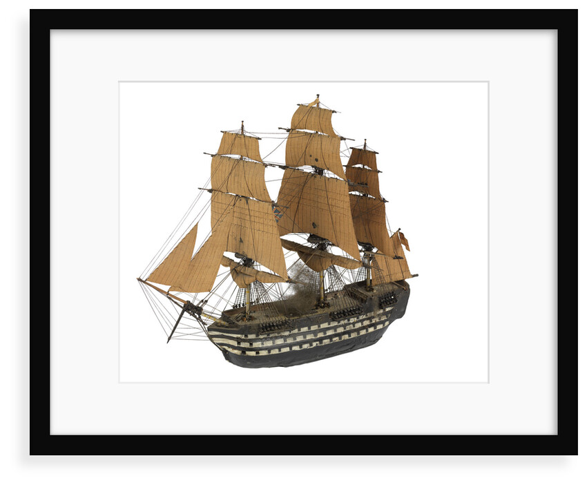 'Dreadnought'; warship; 98 guns; 2nd rate by William Haines
