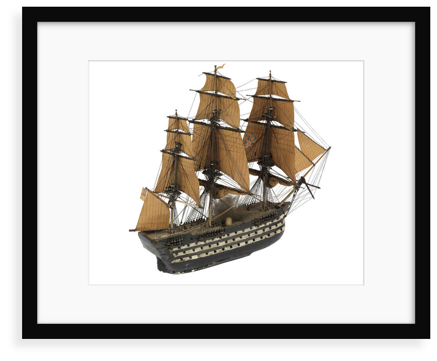 'Dreadnought'; warship; 98 guns; 2nd rate by William Haines