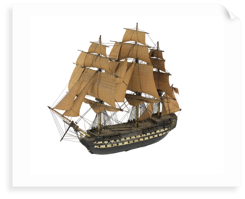 'Thunderer'; warship; 74 guns by William Haines