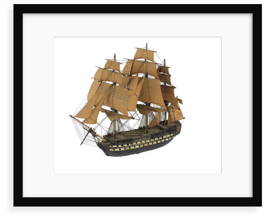'Thunderer'; warship; 74 guns by William Haines