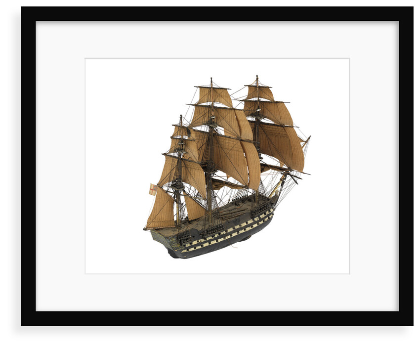 'Thunderer'; warship; 74 guns by William Haines