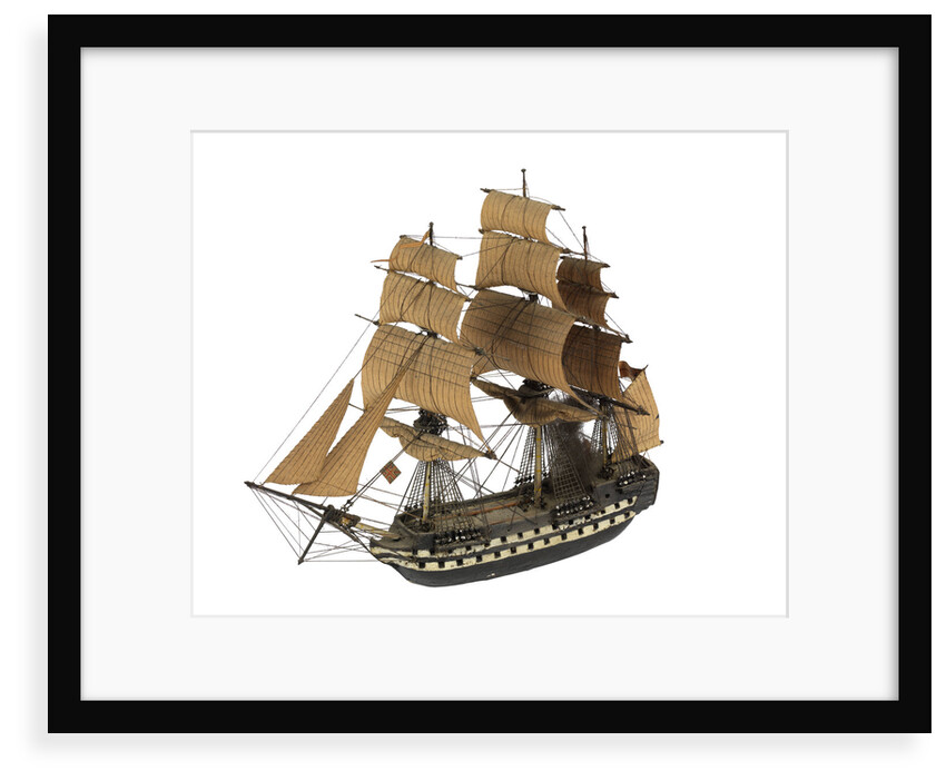 Warship; 74 guns; 3rd rate by William Haines