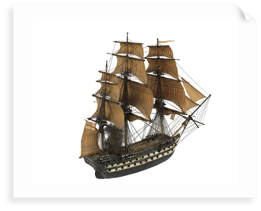 Warship; 74 guns; 3rd rate by William Haines