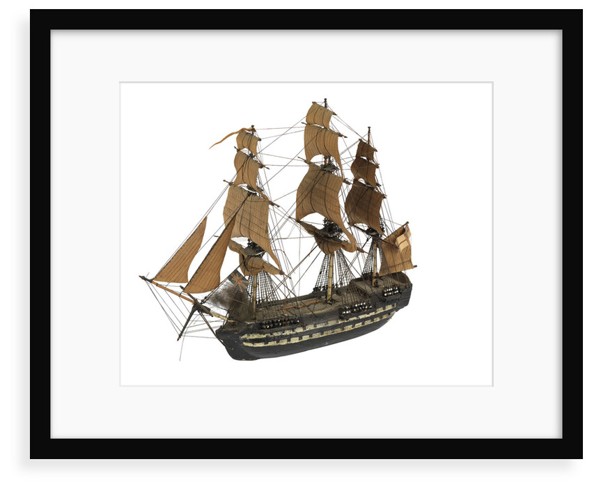 Warship; 74 guns; 3rd rate by William Haines