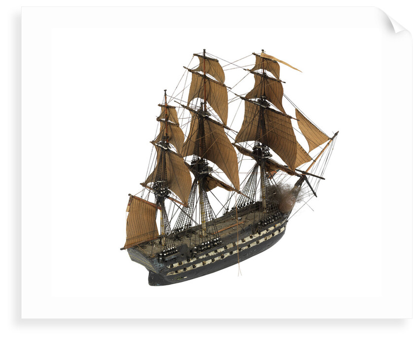Warship; 74 guns; 3rd rate by William Haines
