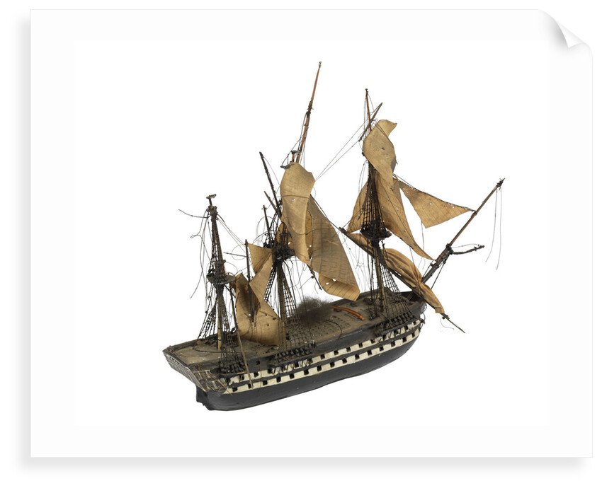 Warship; 74 guns; 3rd rate by William Haines