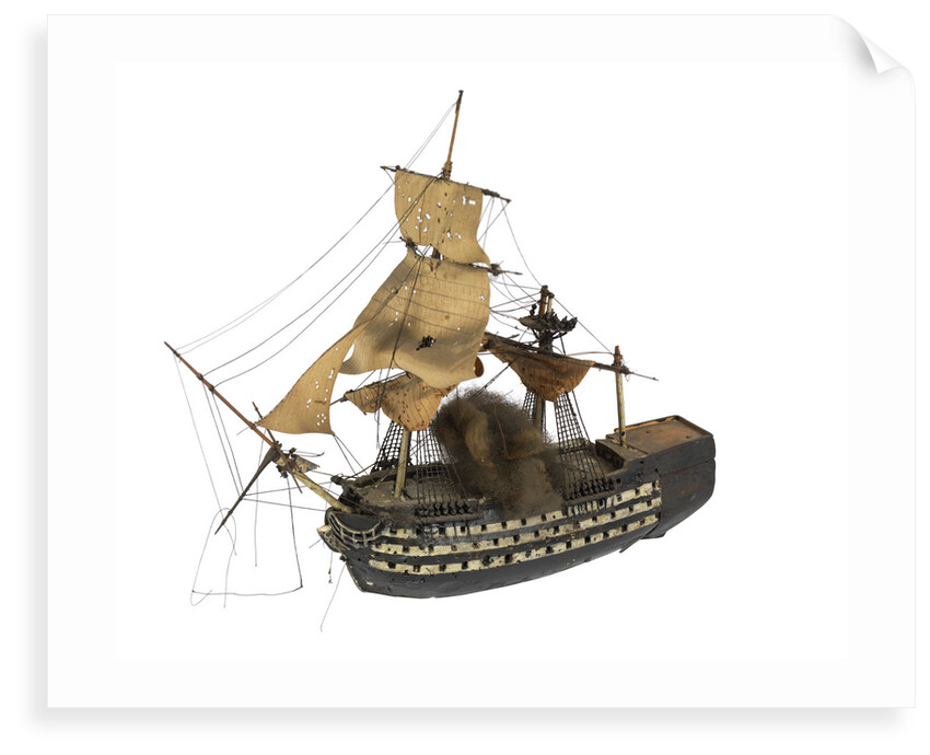 'Royal Sovereign'; warship; 100 guns; 1st rate by William Haines