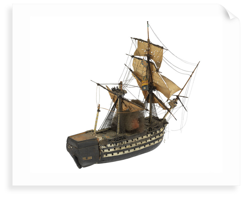 'Royal Sovereign'; warship; 100 guns; 1st rate by William Haines