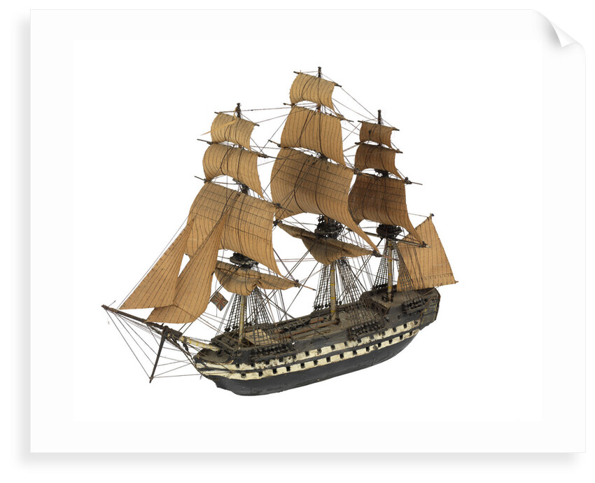 Warship; 74 guns; 3rd rate by William Haines