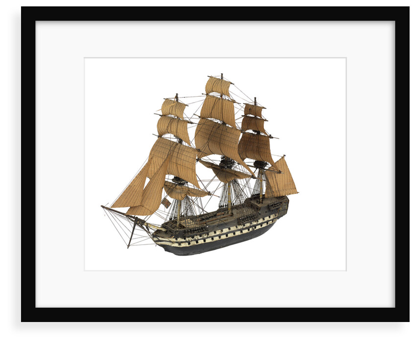 Warship; 74 guns; 3rd rate by William Haines
