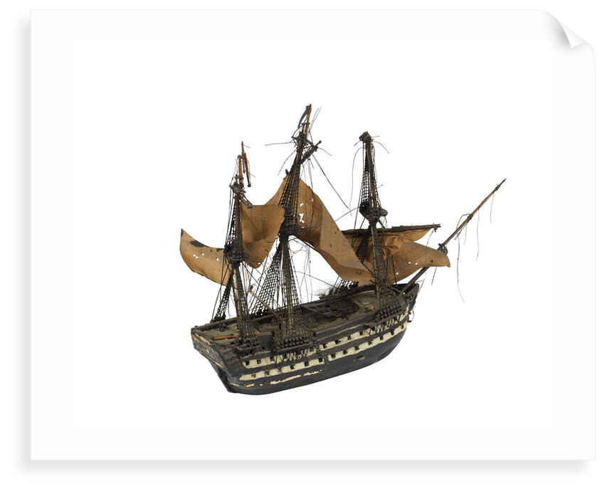 'Berwick'; warship; 74 guns by William Haines