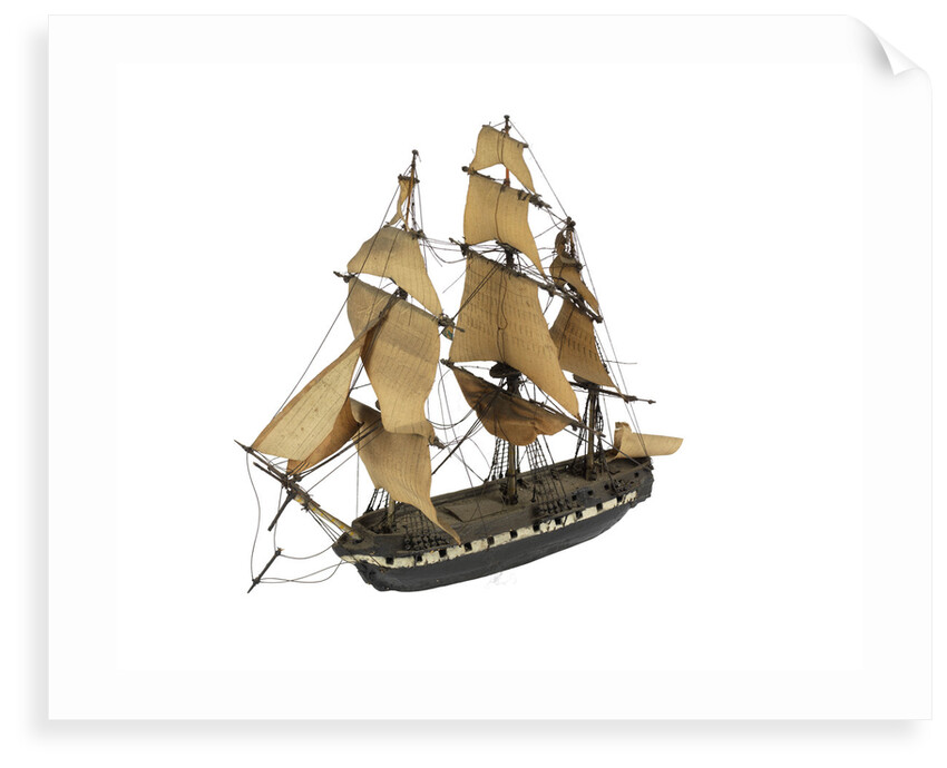 Warship; frigate by William Haines