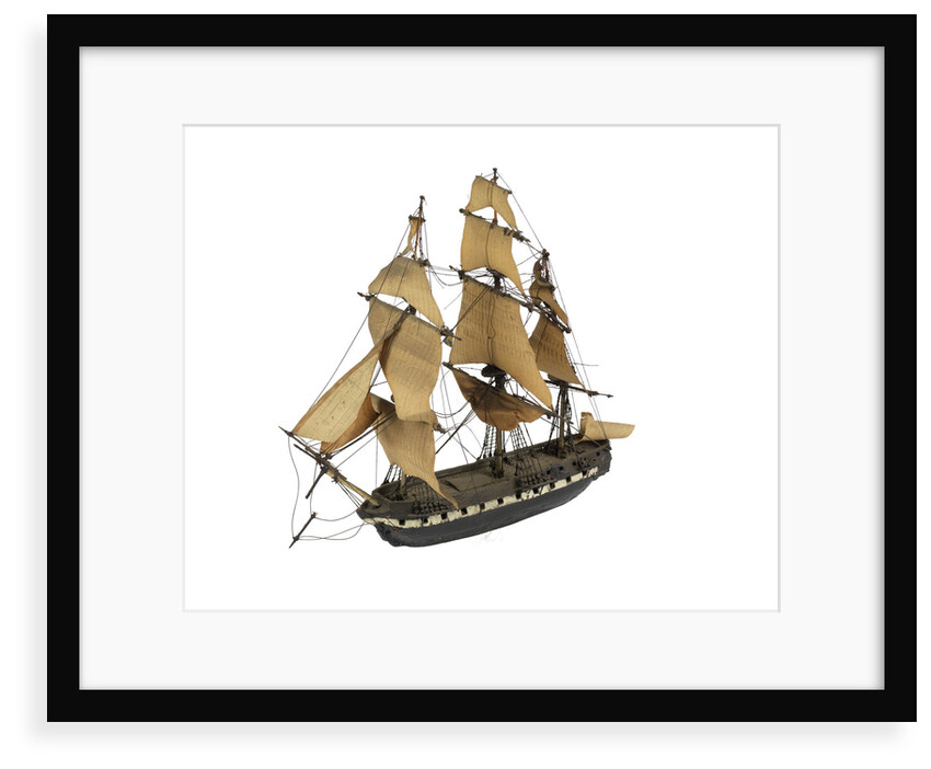 Warship; frigate by William Haines