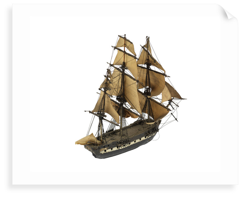 Warship; frigate by William Haines
