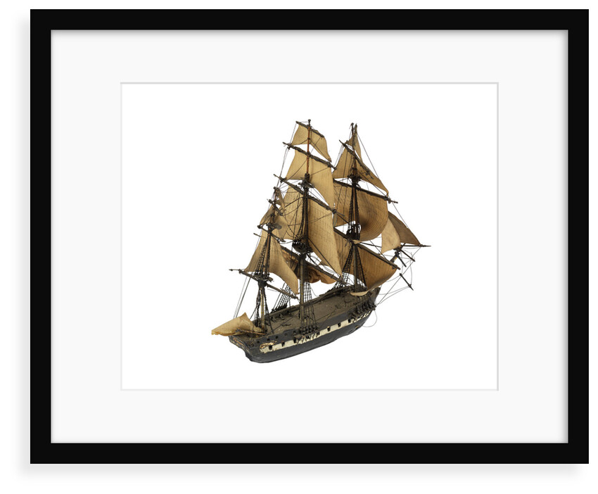 Warship; frigate by William Haines