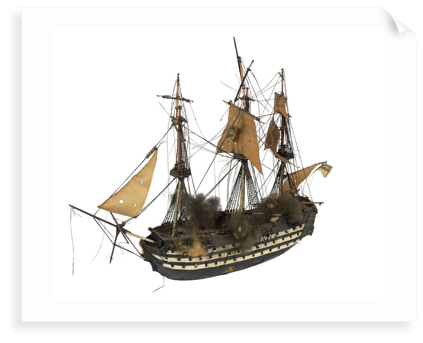 'Neptune'; warship; 98 gun by William Haines