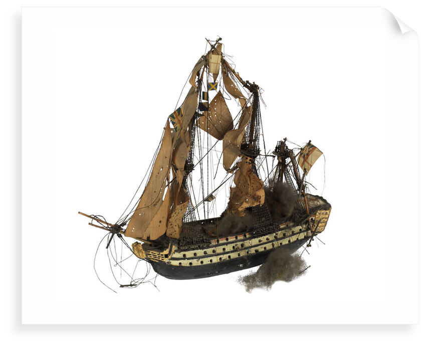 HMS 'Victory' (1765); warship; 100 guns; 1st rate by William Haines