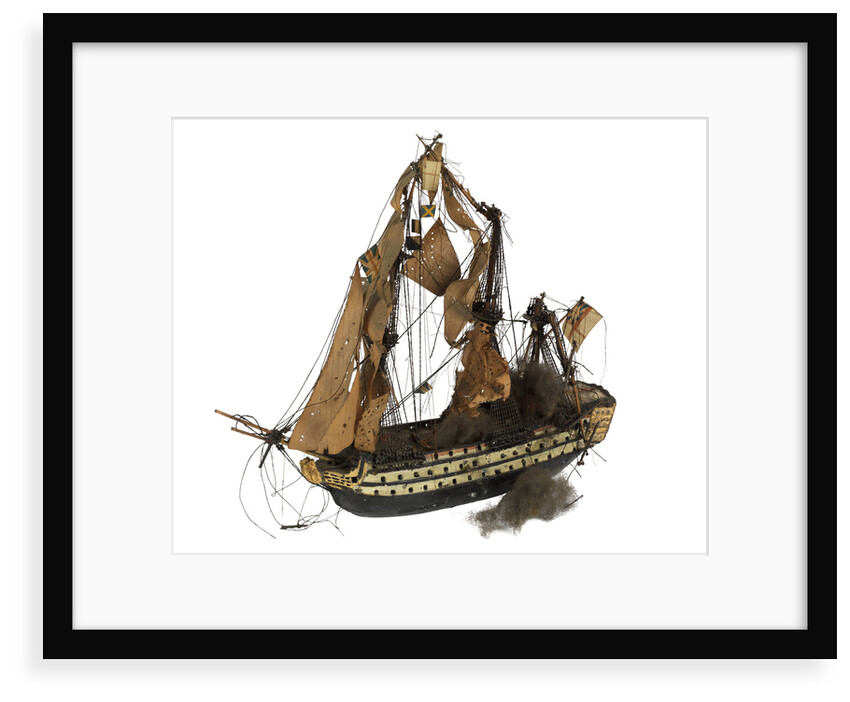 HMS 'Victory' (1765); warship; 100 guns; 1st rate by William Haines