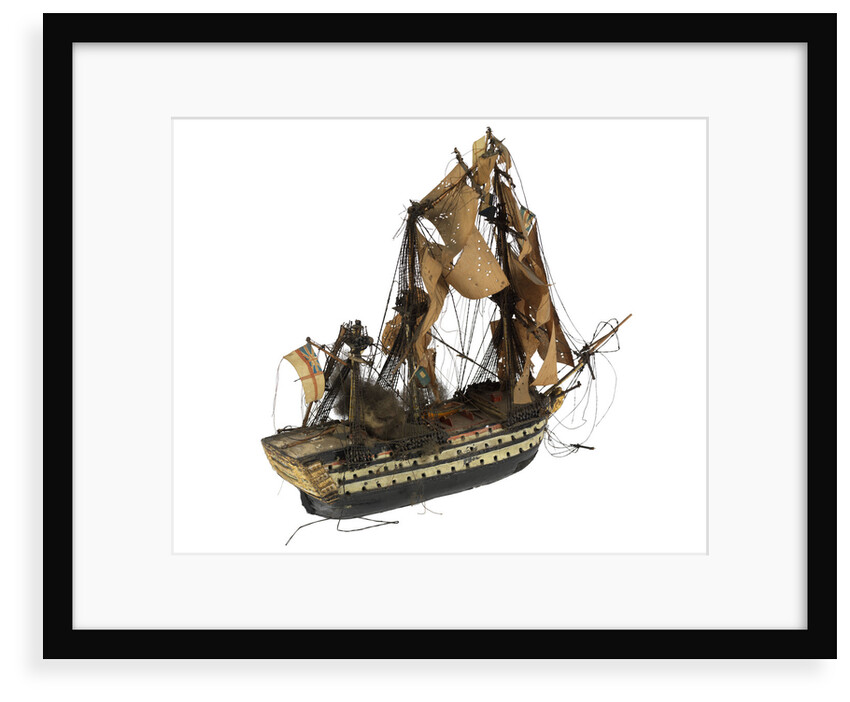 HMS 'Victory' (1765); warship; 100 guns; 1st rate by William Haines