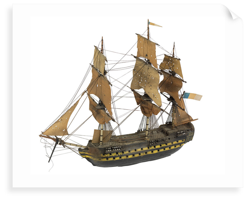 'Algeciras'; warship; 74 guns by William Haines