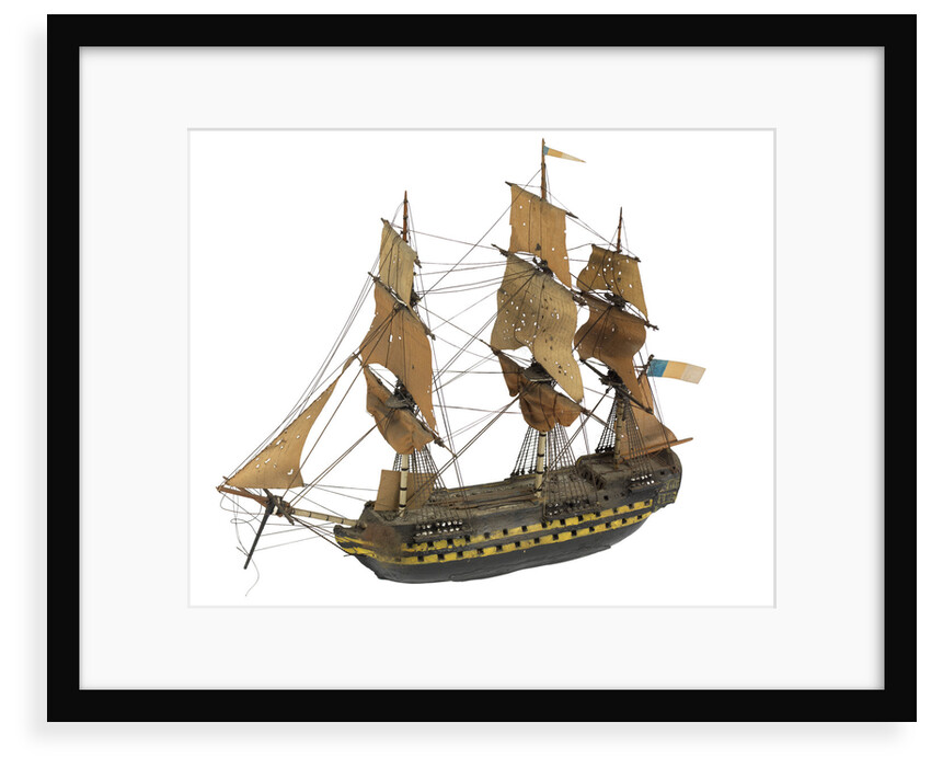 'Algeciras'; warship; 74 guns by William Haines